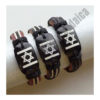 Pulsera cuero Bandera Israel