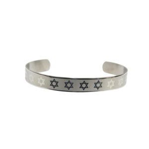 Pulsera acero Maguen David