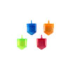 Dreidel plástico transparente