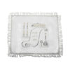 Mantel cubre jalot satìn blanco