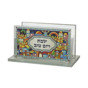 Porta fósforos vidrio Jerusalém