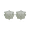 Candelabros Shabat vidrio Maguen mate
