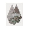Candelabro Shabat espejo piedras