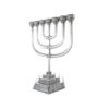 Menoráh nikel brillante adornos Jerusalém