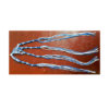 Tzit tzit azul (tehelet) con blanco