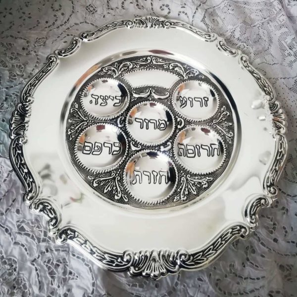 Plato Pesaj plateado metalico