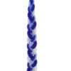 Vela havdalá azul blanca 36 cmts