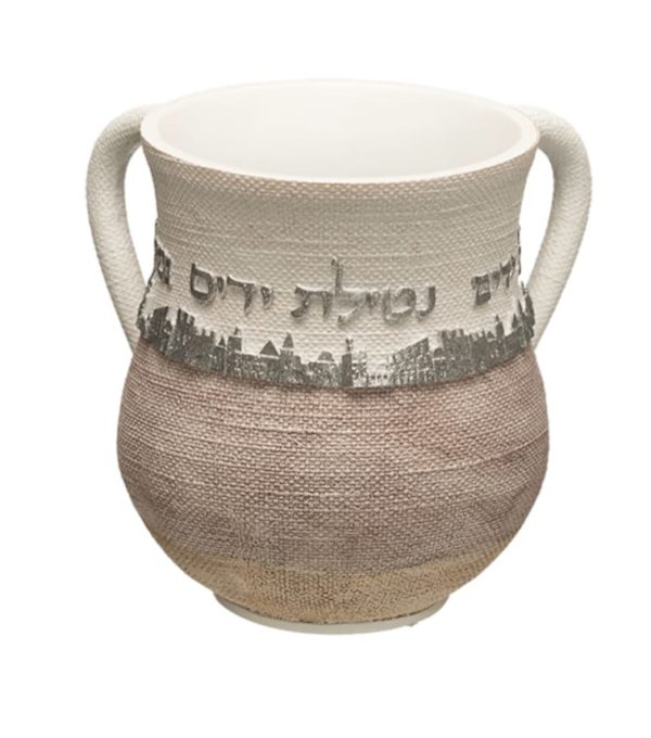 Jarra netilat Polyresina Jerusalém Letras