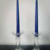 Candelabro de cristal redondos 14.5 cmts