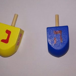 Dreidel Madera Colores