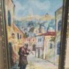 Cuadro violinista en piedra  46 x 35 cmts