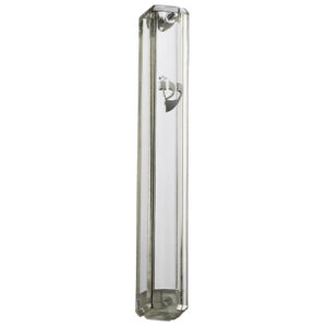 Mezuza transparente acrilica 15ctms
