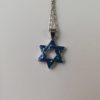 Dije Magüen David azul resinado