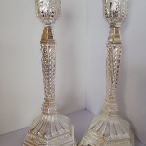 Candelabros Filigrana alto relieve metalico