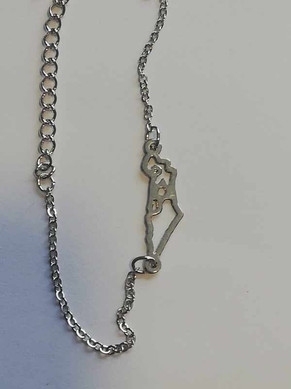 Pulsera mapa Israel Acero plateado