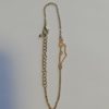 Pulsera mapa Israel Acero dorado