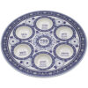 Plato de Pesaj o Pascua azul 35 cm