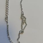 Pulsera mapa Israel Acero plateado