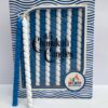 Velas entorchada blanca azul hecha a Mano Januka Menorah x 45 unidades