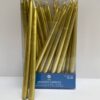 Velas Dorada Metalizadas Januka Menorah x 45 unidades