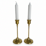 Candelabros Shabat Metálicos dorados 19 ctms