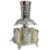 Fuente kidush Jerusalém 6 copas 21 x 17 ctms.