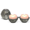 Candelabro nikel Shabat Leví para viajeros 10,5 x 2,5 ctms